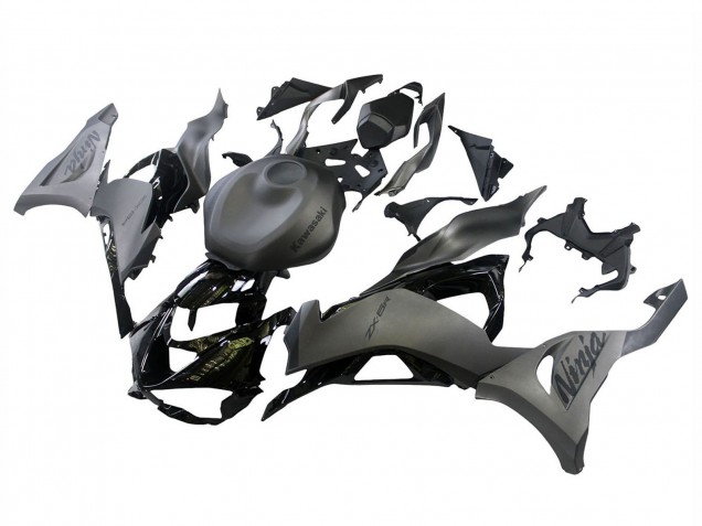 Carénages Moto Kawasaki ZX6R 2023-2025 - Gris Ninja