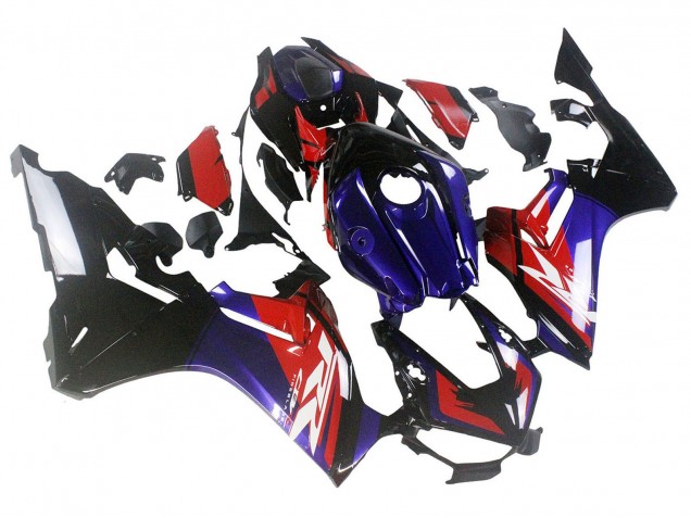 Carénages Moto Honda CBR1000RR 2017-2023 - Rouge Bleu Noir Brillant