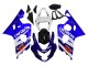 Kits Carénage Moto Suzuki GSXR 600 / GSXR 750 2004-2005 - Blanc Bleu Noir Rouge