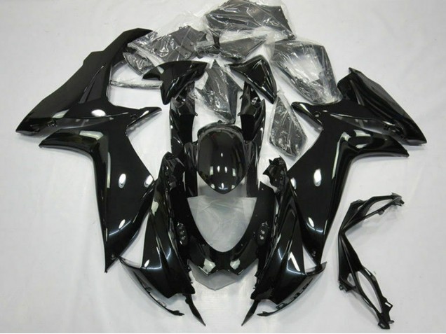 Carénages Moto Suzuki GSXR 600 / GSXR 750 2011-2024 - Noir Brillant