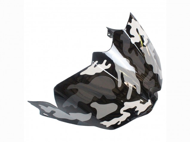 Carénages Moto Yamaha YZF 1000 R1 2007-2008 - Gris Blanc Camouflage Requin