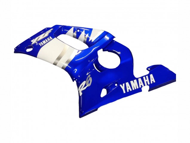 Carénages Moto Yamaha YZF 600 R6 1998-2002 - Bleu Blanc