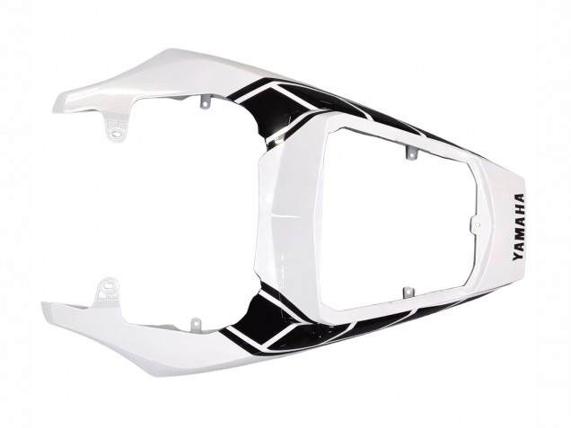 Carénages Moto Yamaha YZF R6S 2006-2009 - Blanc Noir Brillant