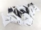 Carénages Moto Kawasaki ZX6R 2009-2012 - Blanc Noir Ninja