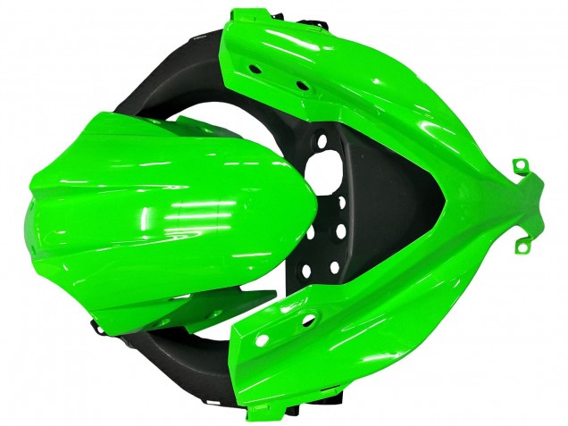 Carénages Moto Kawasaki EX300 2013-2024 - Vert Argent Noir