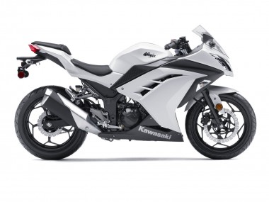 Carénages Moto Kawasaki EX300 2013-2024 - Blanc Noir