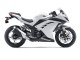Carénages Moto Kawasaki EX300 2013-2024 - Blanc Noir