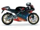 Carénages Moto Aprilia RS125 2000-2005 - Noir Rouge Argent