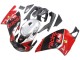 Carénages Moto Aprilia RS125 2000-2005 - Rouge Noir Argent Courses