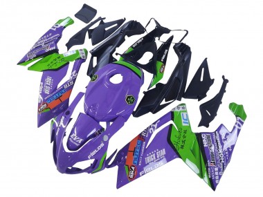 Carénages Moto Aprilia RS125 2006-2011 - Violet Vert Rouge