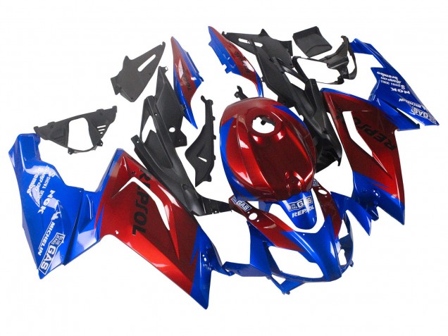 Carénages Moto Aprilia RS125 2006-2011 - Bleu Rouge