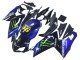 Carénages Moto Aprilia RS125 2006-2011 - Bleu Noir Vert Monstre 46
