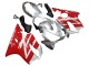 Carénages Moto Honda CBR600 F4i 2004-2007 - Argent Rouge