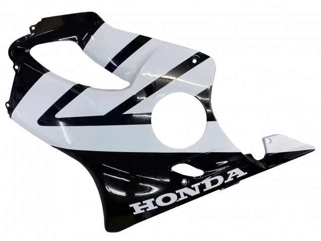 Carénages Moto Honda CBR600 F4i 2004-2007 - Blanc Noir Brillant