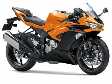 Carénages Moto Kawasaki ZX6R 2019-2022 - Orange Noir