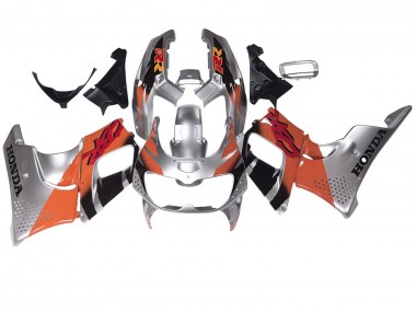 Carénages Moto Honda CBR900RR 893 1994-1995 - Argent Orange Noir Brillant