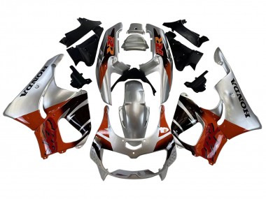 Carénages Moto Honda CBR900RR 893 1996-1997 - Argent Rouge Noir Brillant