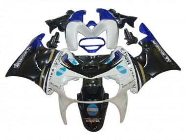 Carénages Moto Honda CBR900RR 919 1998-1999 - Blanc Bleu Noir Brillant Konica Minolta