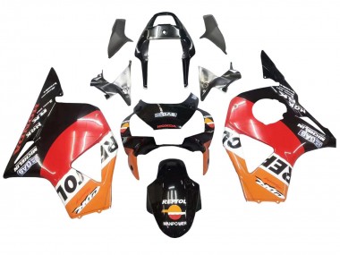 Kits Carénage Moto Honda CBR900RR 954 2002-2003 - Orange Blanc Rouge Noir Brillant Repsol