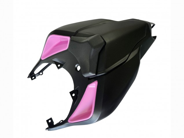 Carénages Moto Ducati 848 2007-2014 - Blanc Rose Noir Brillant Connie