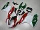 Carénages Moto Ducati Panigale 899 2011-2014 - Blanc Rouge Vert Foncé
