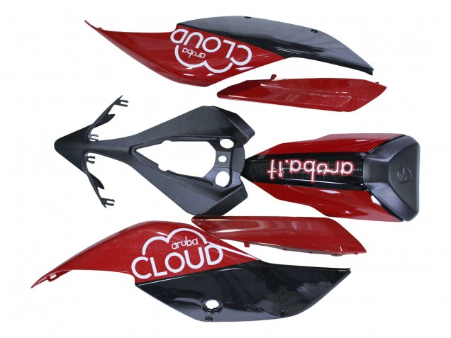 Carénages Moto Ducati 959/1299 2015-2020 - Blanc Rouge Noir Aruba 7