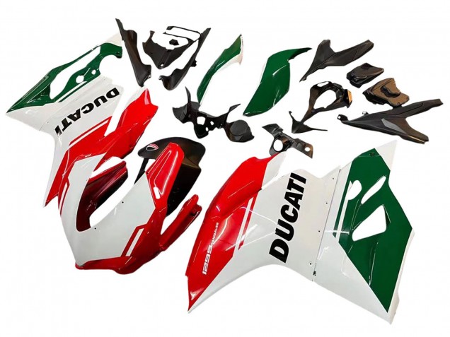 Carénages Moto Ducati 1299 2015-2020 - Blanc Rouge Vert Noir Mat