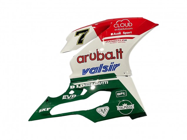 Carénages Moto Ducati 959/1299 2015-2020 - Blanc Rouge Vert Valsir Fiamm 7