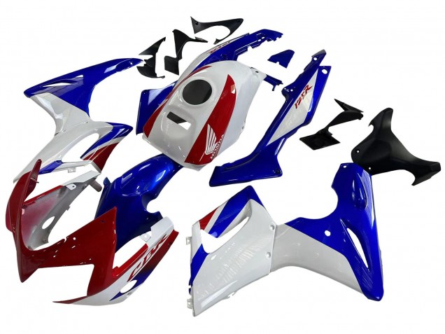 Carénages Moto Honda CBR125R 2002-2006 - Blanc Bleu Rouge