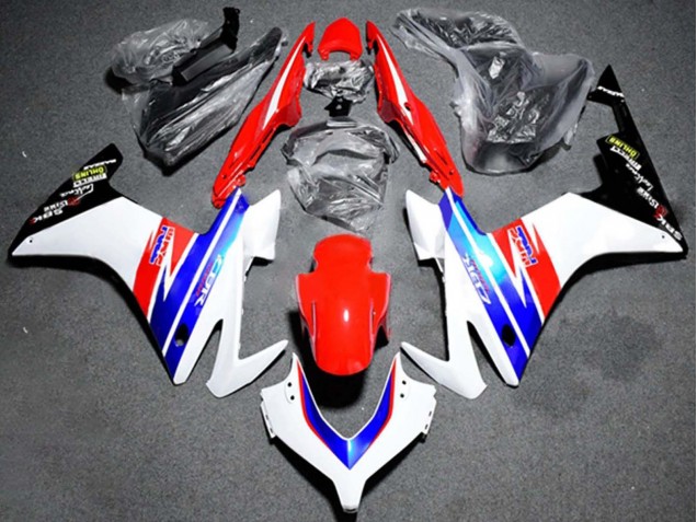 Carénage Moto Honda CBR500R 2013-2015 - Blanc Rouge Bleu HRC