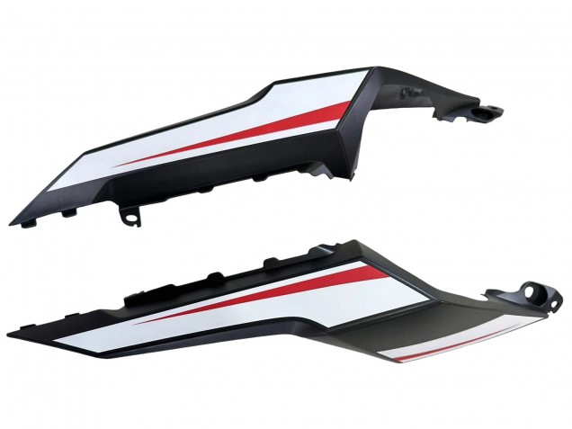 Carénages Moto Honda CBR500R 2016-2018 - Blanc Rouge Noir Mat