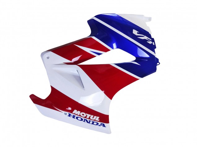 Carénages Moto Honda VFR 800 2002-2013 - Blanc Rouge Bleu Motul