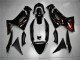 Carénages Moto Kawasaki EX650 2006-2008 - Noir Brillant Rouge Flamme