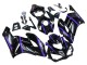 Carénages Moto Honda CBR1000RR 2004-2005 - Noir Brillant Violet Bande