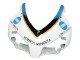 Carénages Moto Honda CBR1000RR 2004-2005 - Blanc Bleu Clair Jaune Noir Konica Minolta