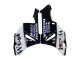 Carénages Moto Honda CBR1000RR 2004-2005 - Noir Brillant Blanc West