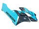 Carénages Moto Honda CBR1000RR 2004-2005 - Bleu Clair Noir Brillant