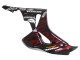 Carénages Moto Honda CBR1000RR 2006-2007 - Noir Brillant Jaune Rouge Flamme