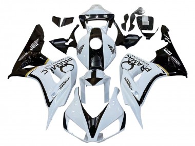 Carénages Moto Honda CBR1000RR 2006-2007 - Blanc Noir Brillant Pramac