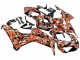 Carénages Moto Honda CBR1000RR 2006-2007 - Noir Orange Argent Camouflage