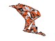 Carénages Moto Honda CBR1000RR 2006-2007 - Noir Orange Argent Camouflage