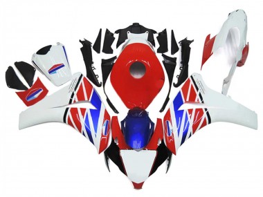 Carénages Moto Honda CBR1000RR 2006-2007 - Blanc Rouge Bleu