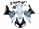 Carénage Moto Honda CBR1000RR 2006-2007 - Blanc Bleu Noir Brillant