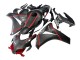 Carénages Moto Honda CBR1000RR 2008-2011 - Noir Fibre de Carbone Rouge