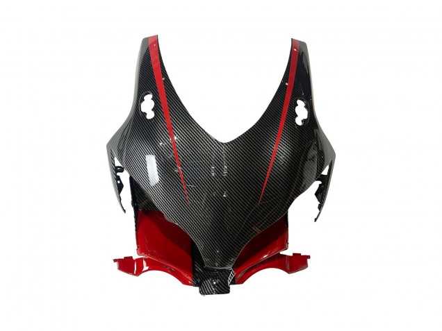 Carénages Moto Honda CBR1000RR 2008-2011 - Noir Fibre de Carbone Rouge