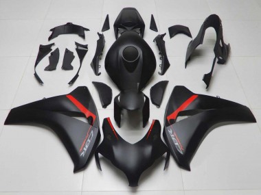 Carénages Moto Honda CBR1000RR 2008-2011 - Noir Mat Rouge Fireblade