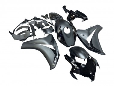 Carénages Moto Honda CBR1000RR 2008-2011 - Gris Noir Brillant