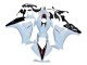 Carénages Moto Honda CBR1000RR 2012-2016 - Blanc Noir Brillant