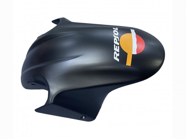 Carénages Moto Honda CBR600RR 2003-2004 - Noir Mat Orange Repsol Rossi 46