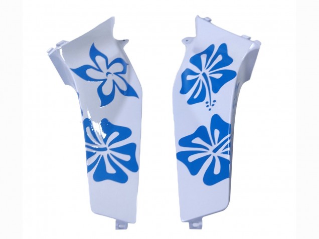 Carénages Moto Honda CBR600RR 2003-2004 - Blanc Bleu Rouge Nastro Azzurro 46